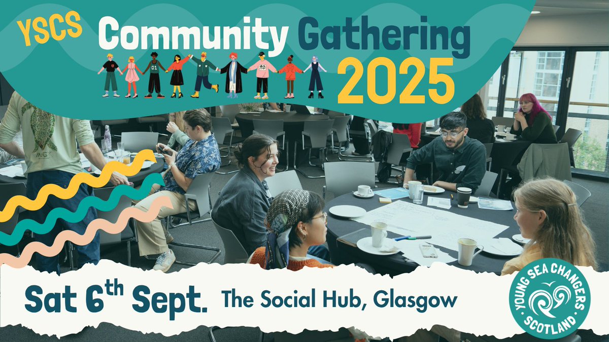 💫 Save the date! 🙌

Our annual Community Gathering is BACK and this year we're in Glasgow for a fun, energising day talking marine issues and how to protect our seas. Stay tuned for more details and sign up to our newsletter to get early access 👉 bit.ly/yscs-news