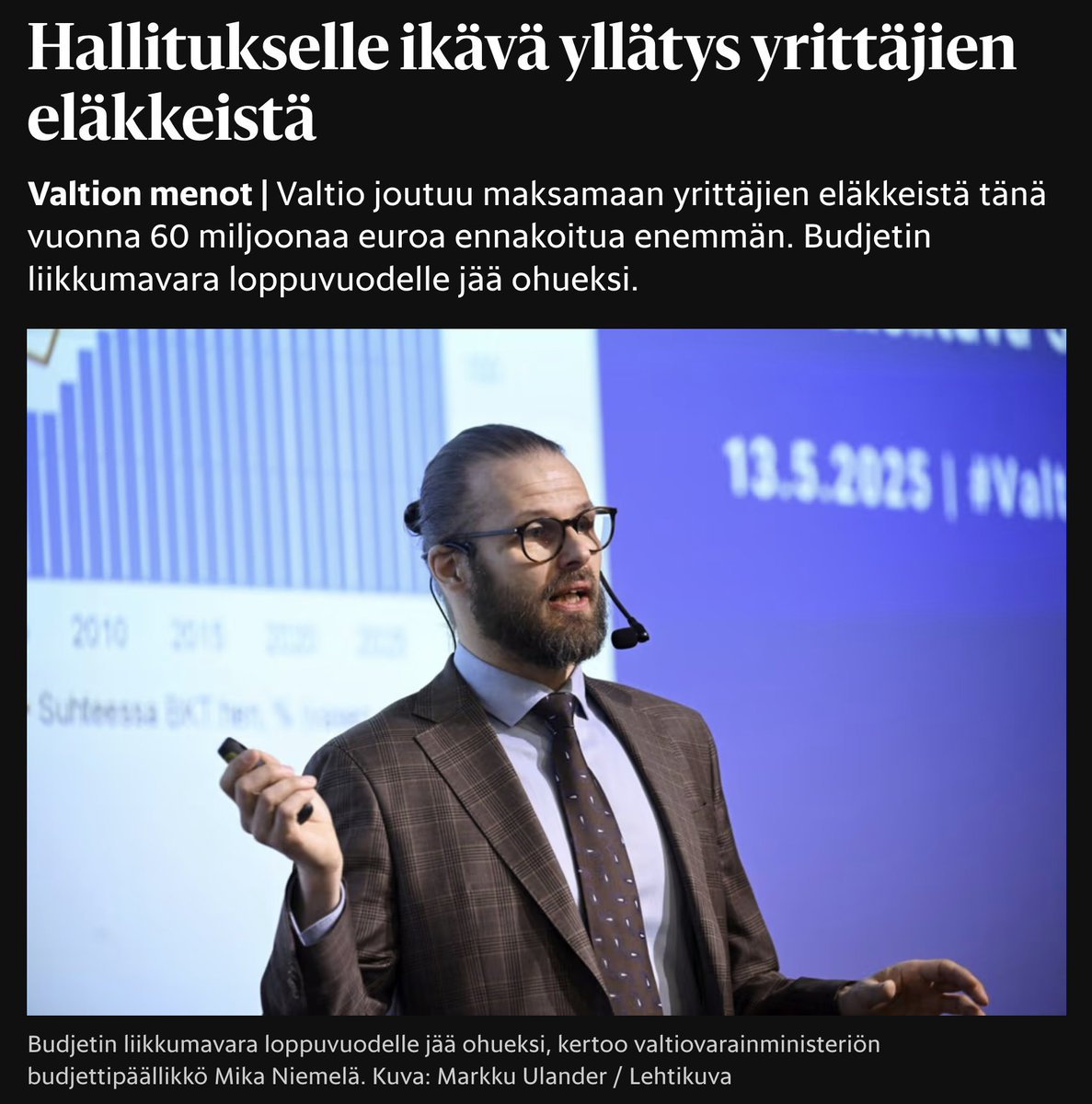 Suljin suomalaiset yritykseni ja siirsin ne yrittäjäystävällisempään ympäristöön, muun muassa Viroon.

Haluaisin sydämestäni harjoittaa yritystoimintaa Suomessa, mutta YEL-uudistus oli viimeinen pisara pitkään jatkuneessa päätösten ketjussa, joka on ajanut yrittäjät ahtaalle.