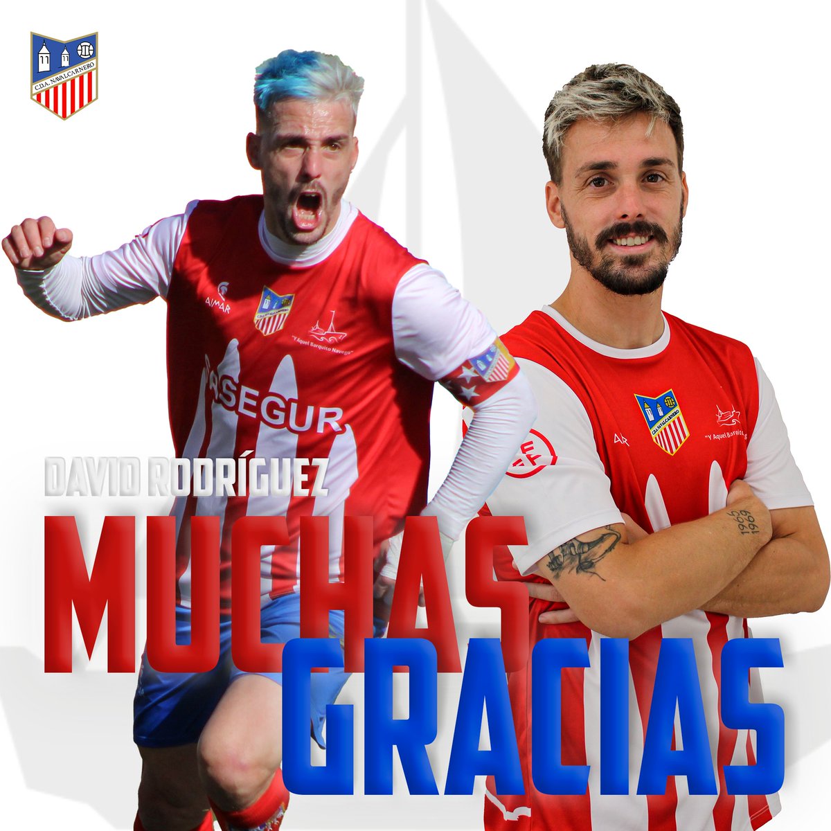 Ayer nos pilló a contra pie la baja de DAVID RODRIGUEZ en el Naval.

Me consta que ha sido una baja dolorosa, 6 temporadas, carismático, peso importante en el vestuario... este perfil de jugadores se merecen una gestión de salida diferente por los servicios prestados durante