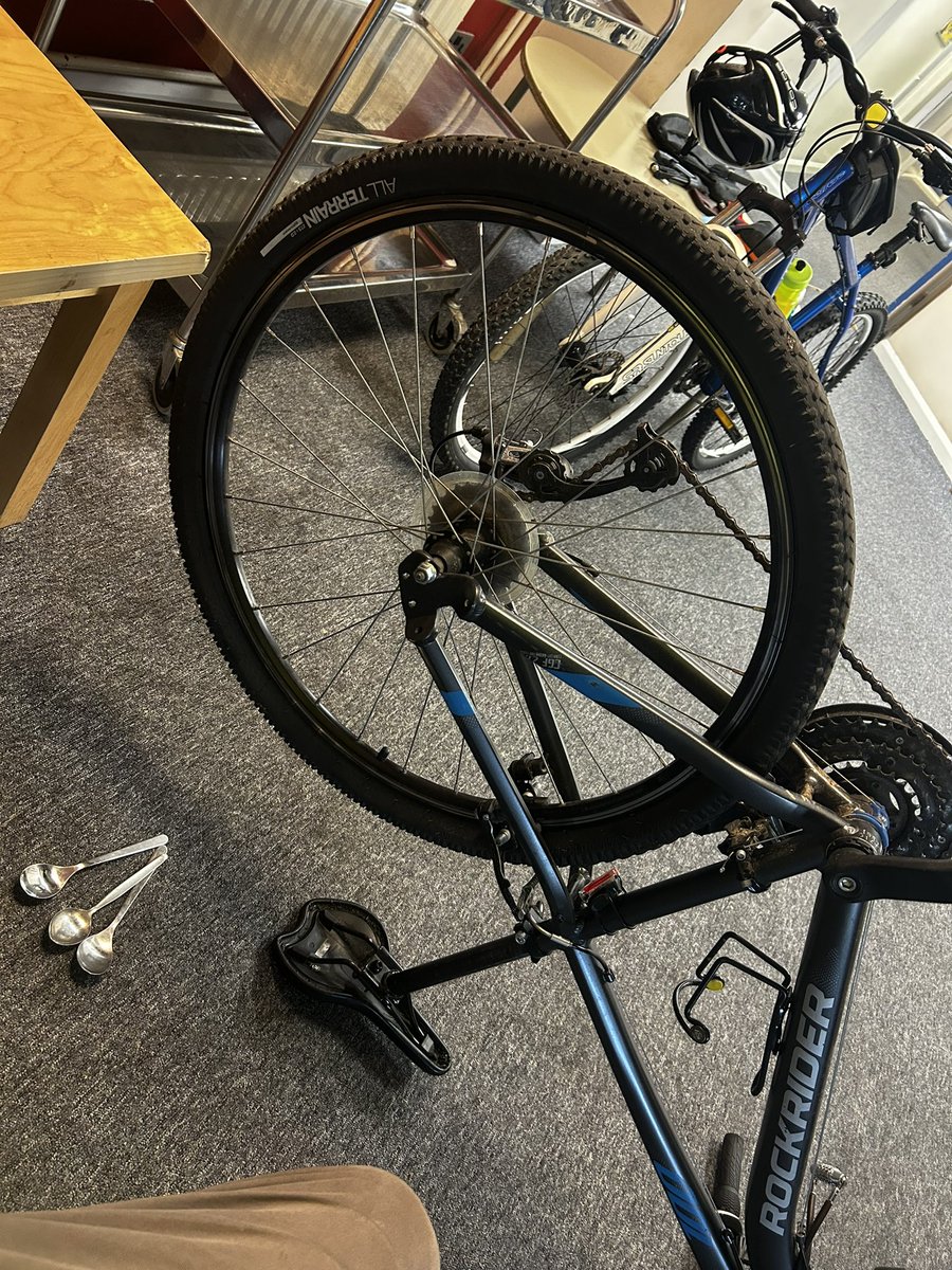 The Leisurely Pedal (@leisurelypedal) on Twitter photo Continuing recovery from my stroke we’ll be taking a ‘leisurely pedal’ this morning perhaps to Sandwell Valley coffee shop!
Everyone welcome, have bikes here to lend. But first a couple of running repairs..
<a href="/sandwellcouncil/">Sandwell Council</a> <a href="/SCVOSandwell/">SCVO</a> <a href="/CouncillorSimon/">Councillor Simon Hackett</a> <a href="/WeAreCyclingUK/">Cycling UK</a> Continuing recovery from my stroke we’ll be taking a ‘leisurely pedal’ this morning perhaps to Sandwell Valley coffee shop!
Everyone welcome, have bikes here to lend. But first a couple of running repairs..
<a href="/sandwellcouncil/">Sandwell Council</a> <a href="/SCVOSandwell/">SCVO</a> <a href="/CouncillorSimon/">Councillor Simon Hackett</a> <a href="/WeAreCyclingUK/">Cycling UK</a>