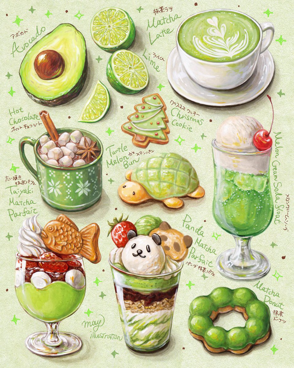 may 🎨メイ✨食べ物イラスト😋 tweet media