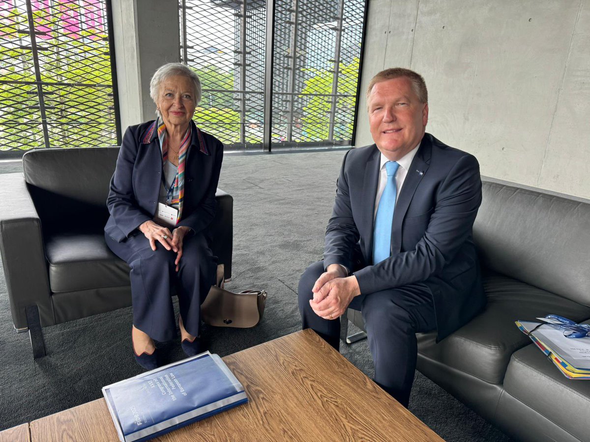 Michael McGrath (@eucssrmcgrath) on Twitter photo Good exchange with Claire Bazy-Malaurie, President of the Venice Commission <a href="/coe/">Council of Europe</a>
We discussed our shared objective to promote the rule of law and democracy in Europe, taking stock of our complementary work & initiatives. Good exchange with Claire Bazy-Malaurie, President of the Venice Commission <a href="/coe/">Council of Europe</a>
We discussed our shared objective to promote the rule of law and democracy in Europe, taking stock of our complementary work & initiatives.