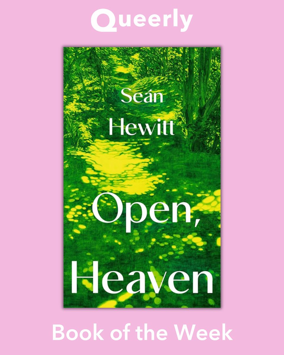 ‘Open, Heaven’ by Seán Hewitt is Queerly’s Book of the Week ✨ This luminous, poetic debut perfectly captures the ache of first love and the haunting beauty of desire. A must read this summer ☀️ Win a copy on our Instagram 📚