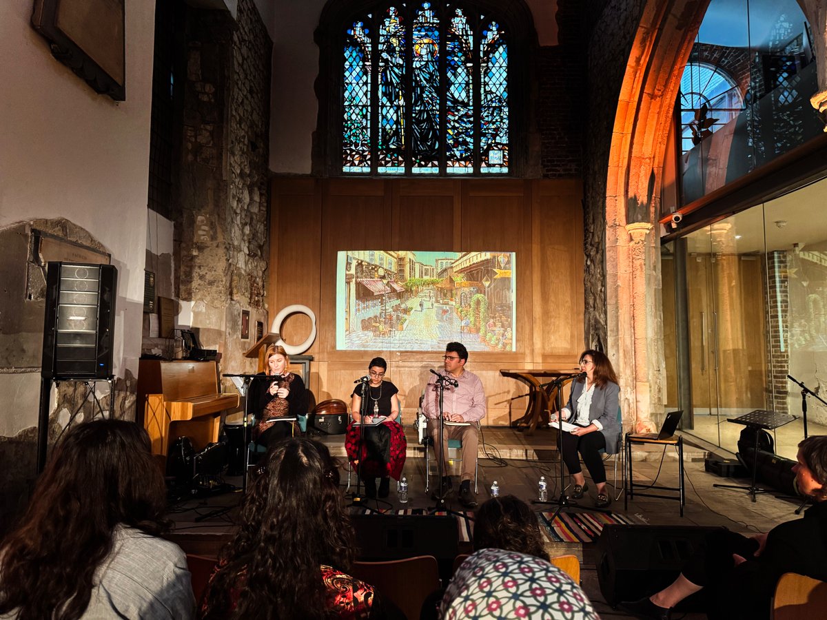 ScprSyria's tweet image. 📍 The Syrian Center for Policy Research took part in “Syrian Rhythms” at the @shubbakfestival in London, presenting:
"Aftershock: Exploring the Impact of the February 2023 Earthquake on the Cultural Heritage in Northern Syria"
📖 Read more:
bit.ly/44WYI0Y