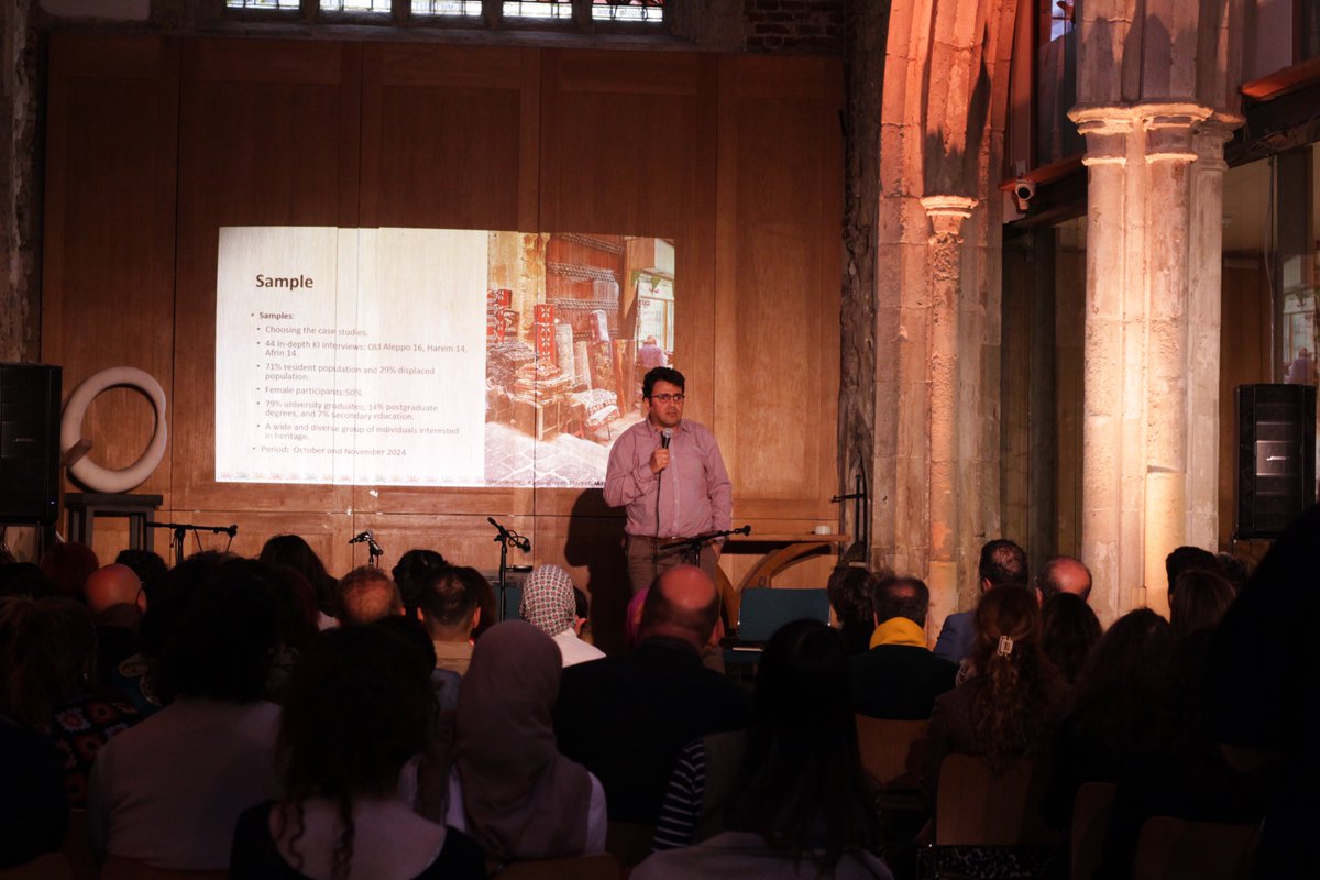 ScprSyria's tweet image. 📍 The Syrian Center for Policy Research took part in “Syrian Rhythms” at the @shubbakfestival in London, presenting:
"Aftershock: Exploring the Impact of the February 2023 Earthquake on the Cultural Heritage in Northern Syria"
📖 Read more:
bit.ly/44WYI0Y