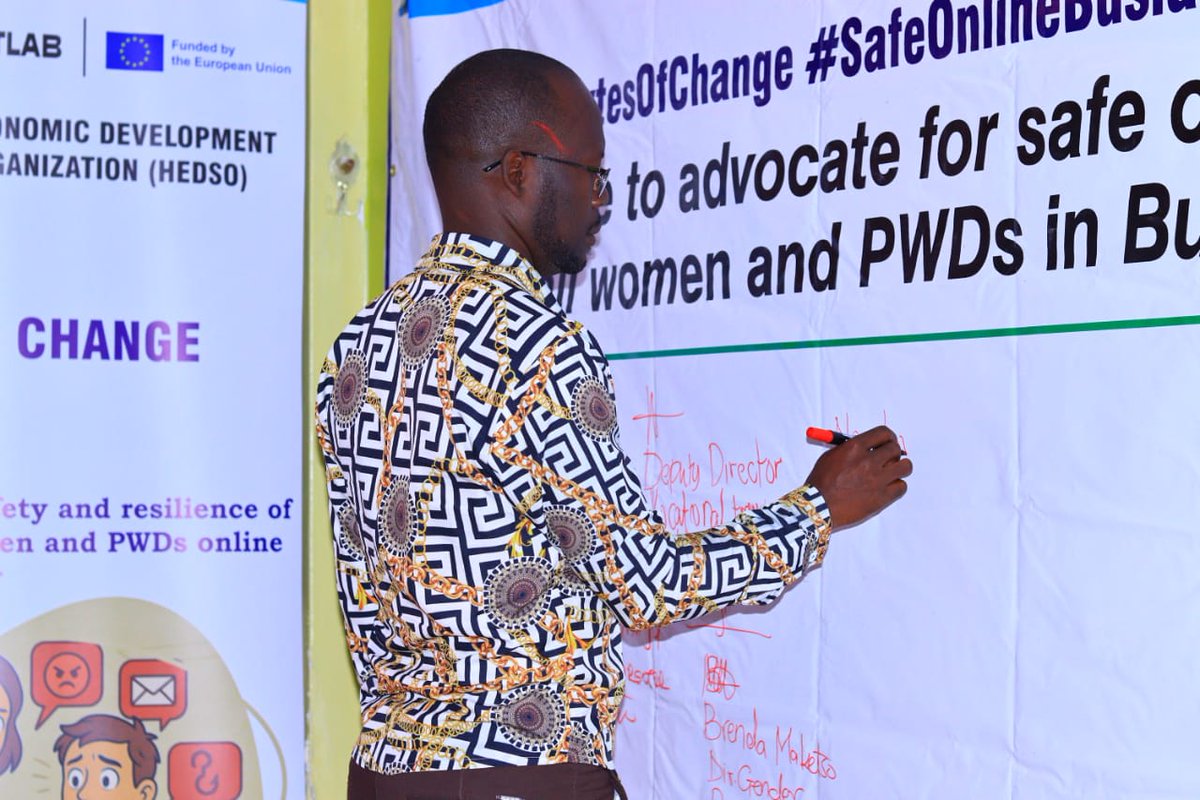As digital threats rise, we engaged duty bearers in Busia County to act.
 Women &amp; PWDs face real risks.
We trained leaders to respond, protect rights &amp; drive change.
Digital safety is a right.
#BytesOfChange #SafeOnlineBusia