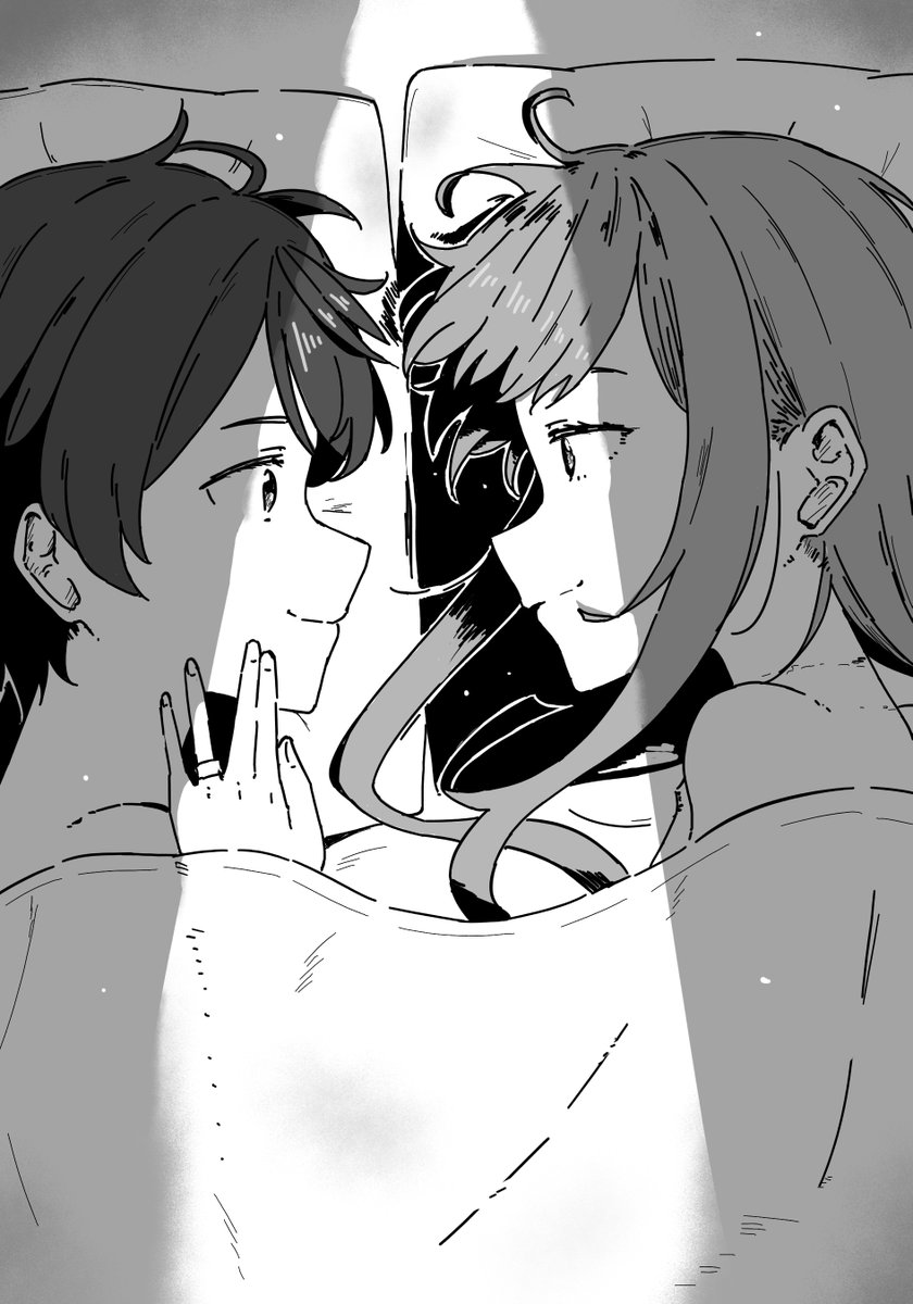 本日の最初の依頼は、温水と放虎原元会長のイラスト制作です
#マケイン