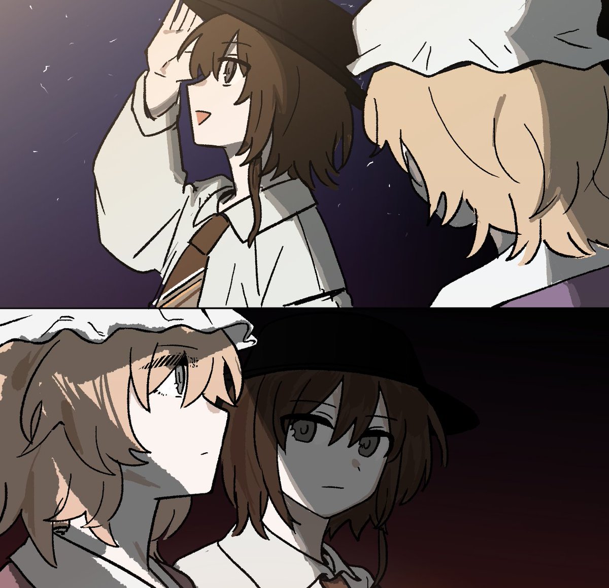 前に描いた蓮メリ