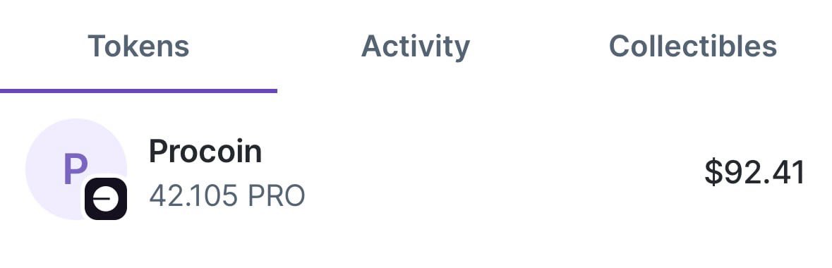 i paid 120 usdc for my <a href="/farcaster_xyz/">Farcaster</a> pro subscription.

today i have claimed #PROCOIN an airdrop eligible for all the 10k nft holders.

first 500 claimers received x5 my amount, but i was sleeping. not bad for pro users. 

more coming… <a href="/tednotlasso/">ted (on farcaster)</a> <a href="/ljxie/">Linda Xie</a>