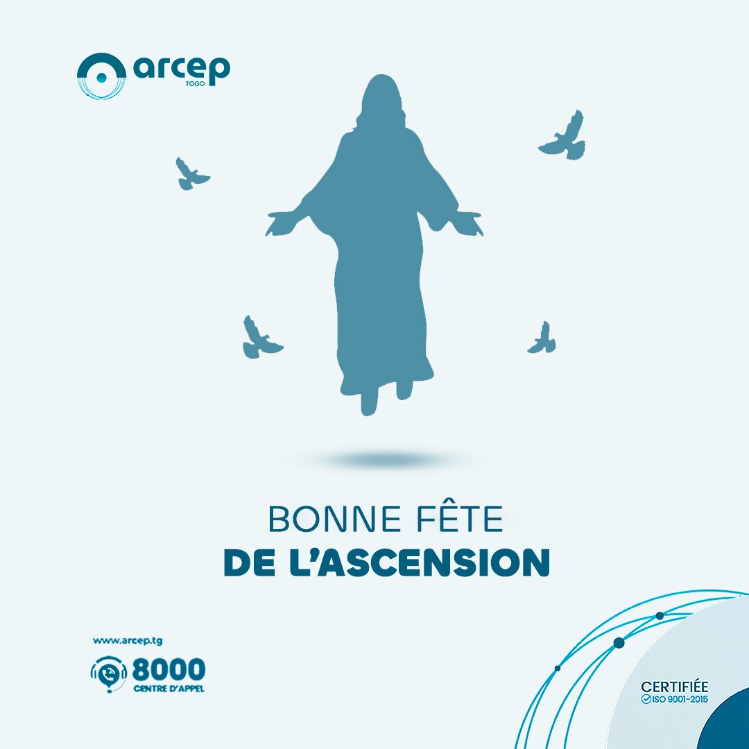 Bonne célébration à toute la communauté Chrétienne!
#AscensionDay #bonnefête #arceptogo