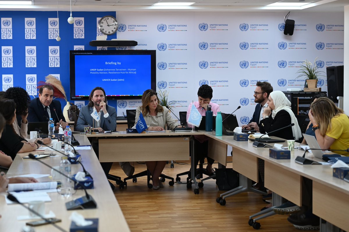 UNDP, IOM &amp; UNHCR met w/ major donors today to highlight critical gaps in support for refugees &amp; host communities in Egypt. 

From basic needs &amp; education to healthcare &amp; life-saving protection services — the needs are urgent &amp; the cost of inaction long-lasting.