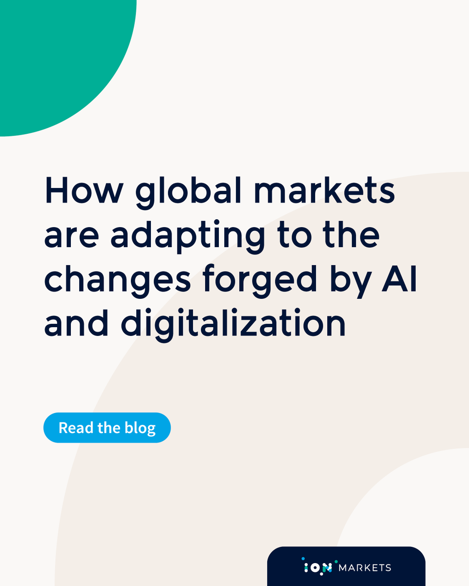 AI and other innovations have automated many trading processes. Our latest blog explores how stock markets around the world have adopted this technology. on.iongroup.com/3Z6wBbR