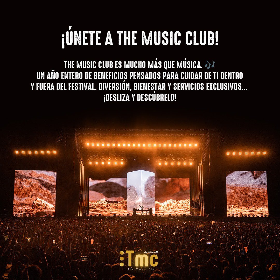 Venir a #Dreambeach te otorga recompensas y descuentos durante 365 días si te unes a The Music Club 😉