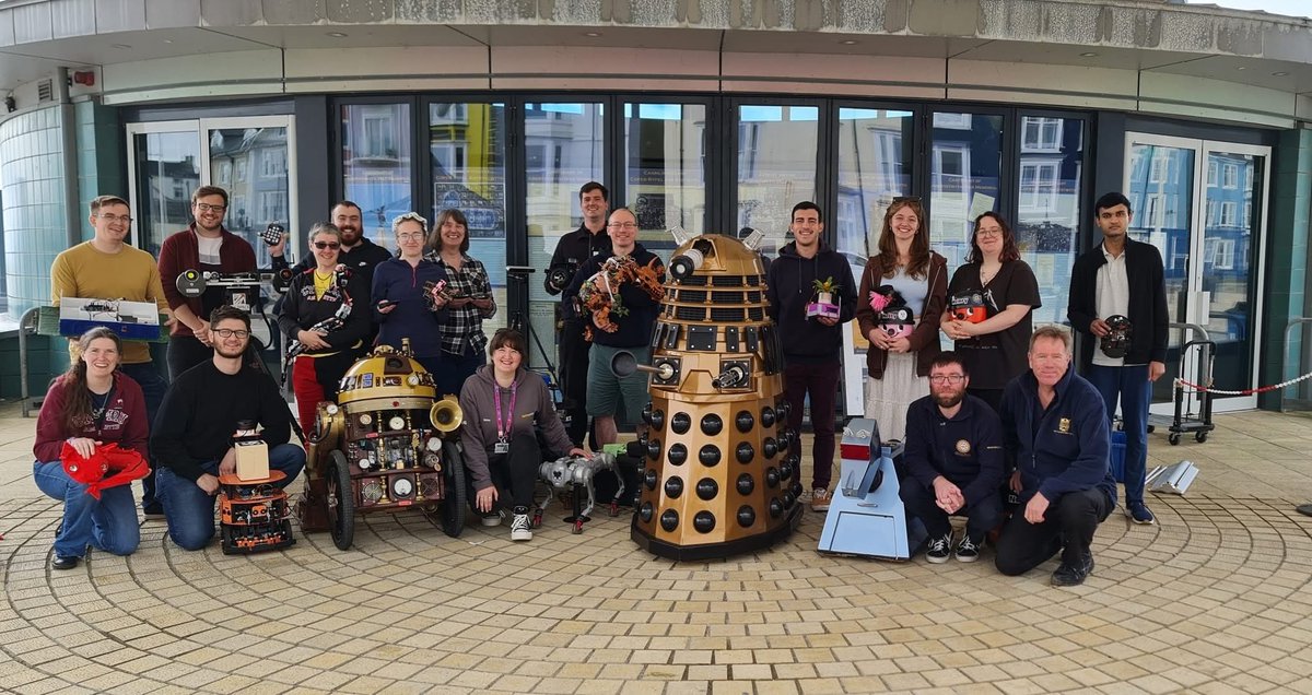 The Aberystwyth University Computer Science Department is running its Beach Lab this Saturday - 31st May. At the bandstand on #Aberystwyth Prom.  Come along to see some favourite robots returning and new things to test out.  From 10.00 to 15.30.

aber.ac.uk/en/news/archiv…