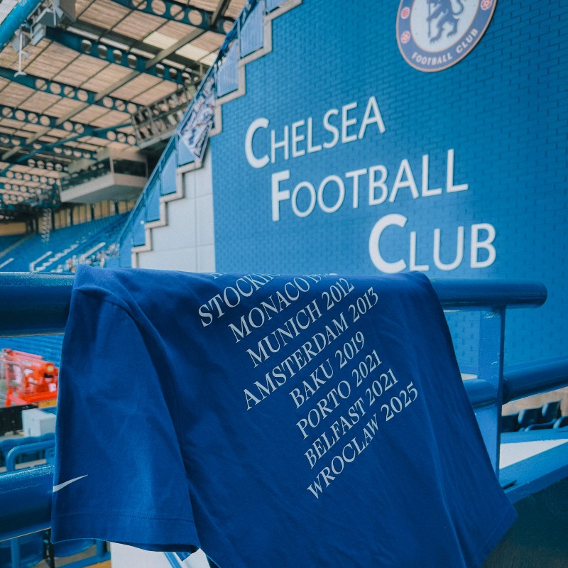 ChelseaFC's tweet photo. 'We've won it all...' 🎶