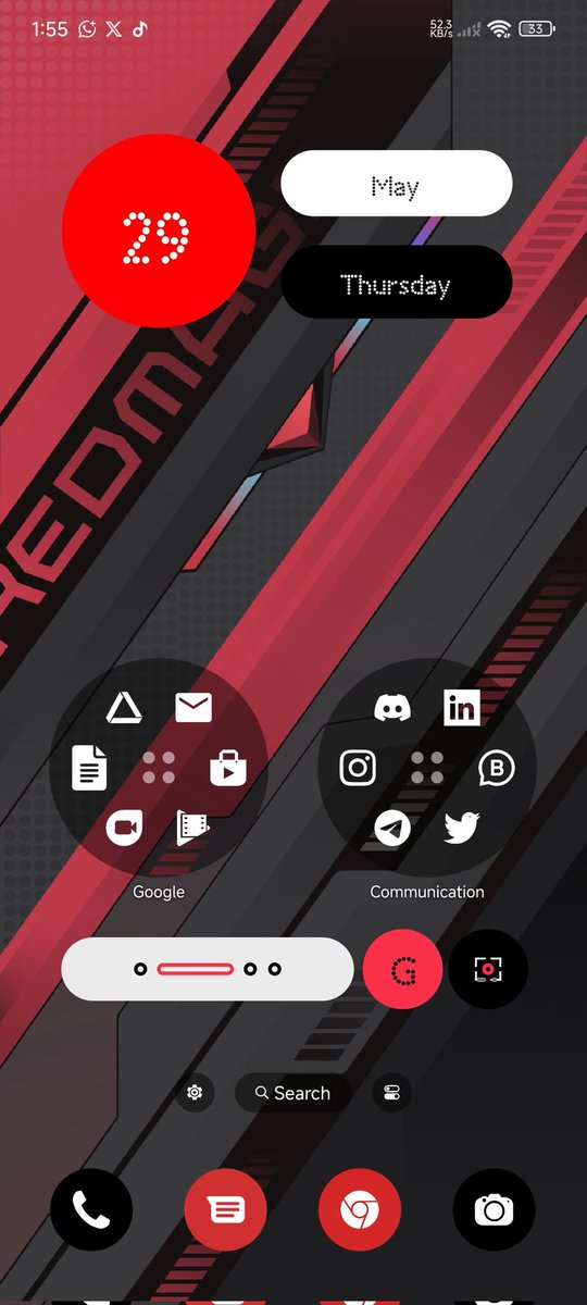 Bhuvan_RJ46's tweet photo. @redmagicgaming I’m super Excited to join the #REDMAGIC10Air #ShareYourScreen challenge✨
Hi @redmagicgaming Welcome To my home screen,it isn’t just a layout, it’s an expression😍
I’ve Designed 3 Home pages setups for :
🎮 For gaming
🎵 For music
📱 For everyday task
🎉Greetings From India 🙌 https://t.co/vOzULufNGJ