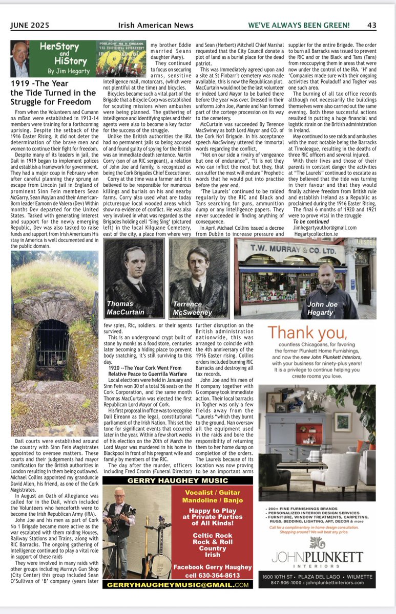 Jim Hegarty (@hegartyjim) on Twitter photo Delighted the story is being brought to an American audience.Thanks to Irish American News based in Chicago. <a href="/corkcitycouncil/">Cork City Council</a> <a href="/corkcitylibrary/">Cork City Libraries</a> 🇮🇪🇺🇸
Hegartycollection.ie Delighted the story is being brought to an American audience.Thanks to Irish American News based in Chicago. <a href="/corkcitycouncil/">Cork City Council</a> <a href="/corkcitylibrary/">Cork City Libraries</a> 🇮🇪🇺🇸
Hegartycollection.ie