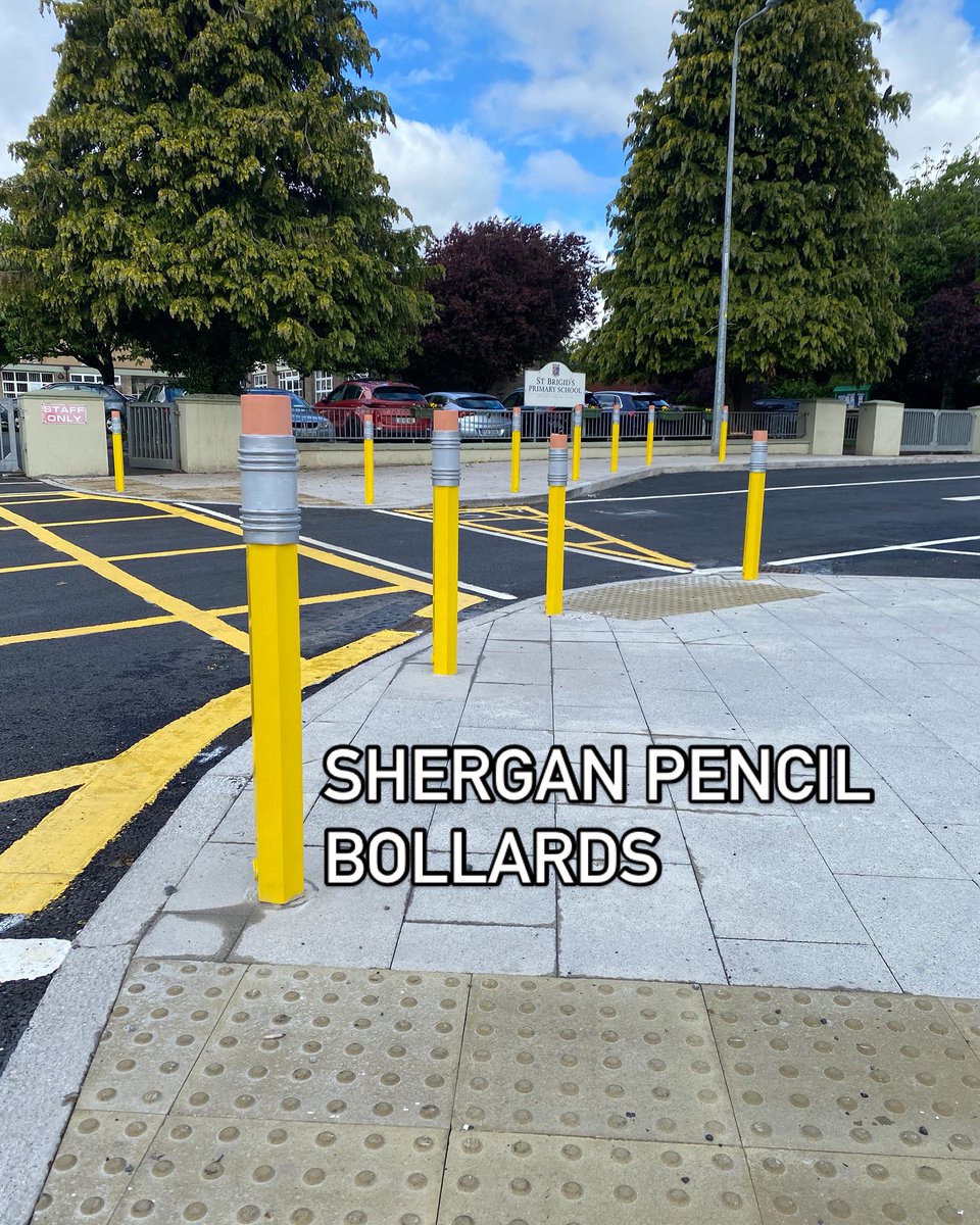 SherganTraffic's tweet photo. Another fantastic safe routes to school project complete. Well done to all involved #sherganpencilbollards #srts #activetravel https://t.co/YUZ9APg1kd