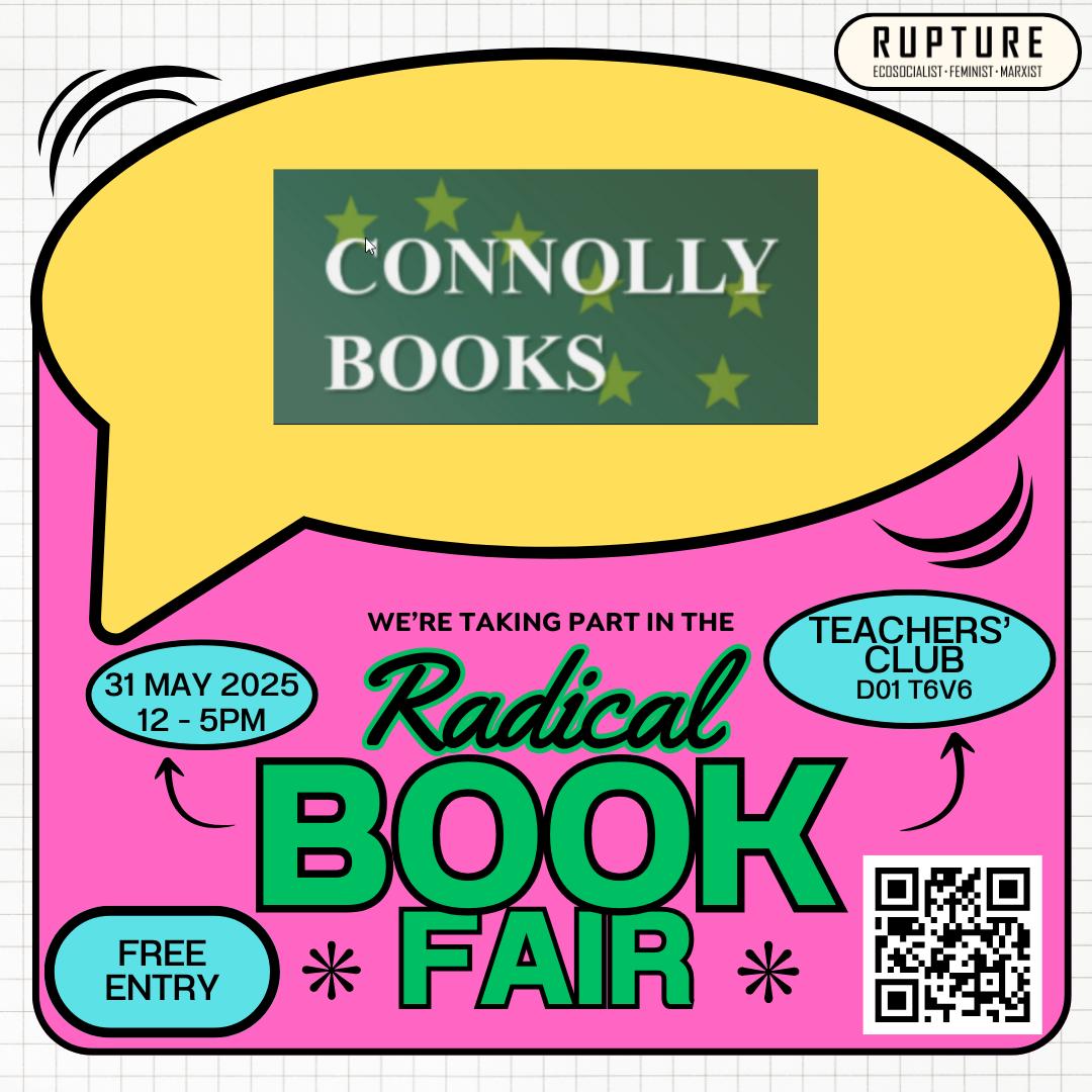 ConnollyBooks's tweet photo. 📚 Radical Book Fair
📍 Teachers Club
🗓️ Sat, May 31
🕠 12-5pm

We'll host a large stall at this year's Radical Book Fair. The Radical Bookfair 2025 will run from 12-5pm, Radical Book Talks from 12-7pm, and there will be a social after!

🚨Completely FREE entry!🚨

Bígí linn 🙌 https://t.co/lyS9sriLJs