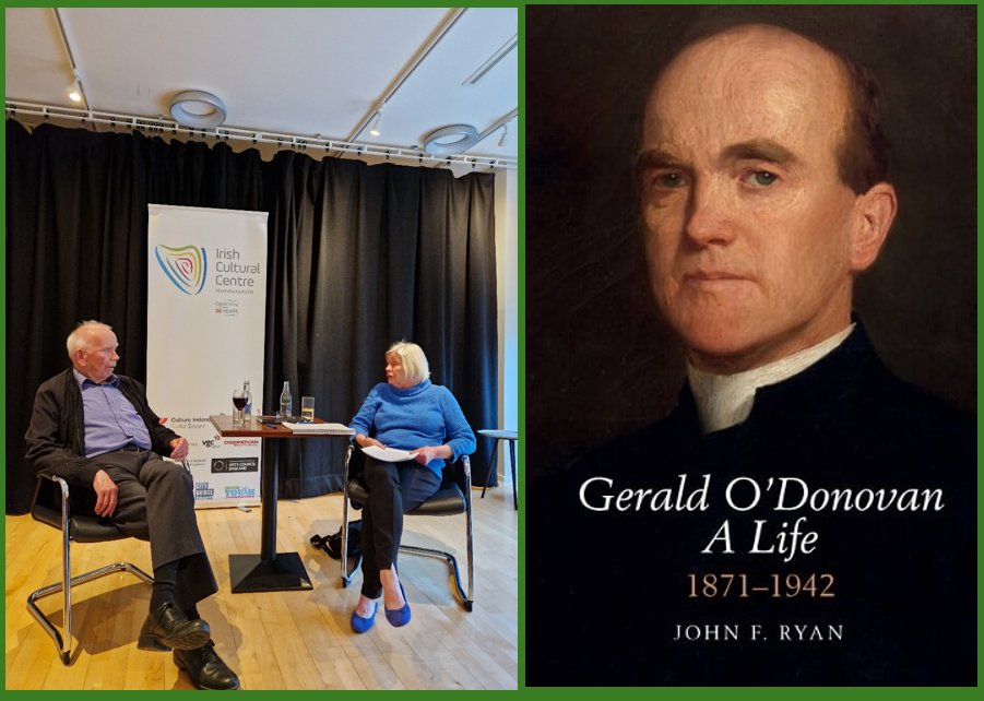 Discover🌻Bedford Park🌻with the young WB Yeats📱 (@yeatsbedfordpk) on Twitter photo 📚Biographer John F Ryan + journalist Dorothy Allen @IrishLItSoc @MyICC with insights into the complex life of Arts-&Crafts enthusiast Fr Jeremiah O'Donovan who commissioned <a href="/TheYeatsSisters/">The Yeats Sisters</a>' banners for Loughrea cathedral and later became anti-clerical novelist Gerald O'Donovan. 📚Biographer John F Ryan + journalist Dorothy Allen @IrishLItSoc @MyICC with insights into the complex life of Arts-&Crafts enthusiast Fr Jeremiah O'Donovan who commissioned <a href="/TheYeatsSisters/">The Yeats Sisters</a>' banners for Loughrea cathedral and later became anti-clerical novelist Gerald O'Donovan.