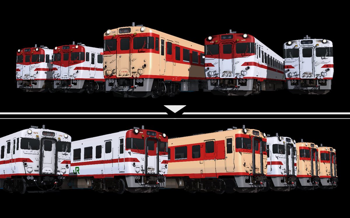 kh52143's tweet image. キハ58盛岡車(DMF13HZ搭載車)
公開しました
bowlroll.net/file/336810
#RailSim #RSPI公開情報