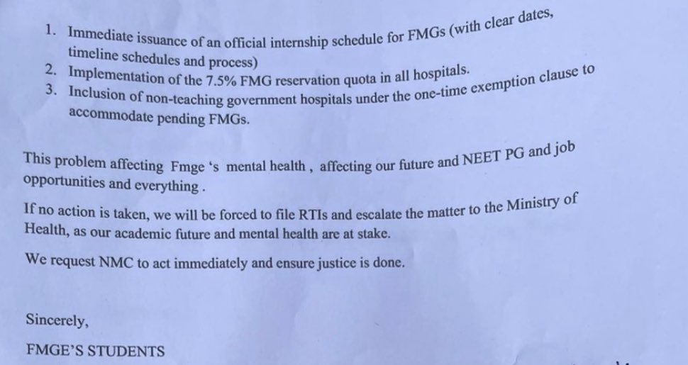 official_afa_'s tweet photo. Over 50 FMGs of DELHI went to NMC demanding swift action on internship delays. Despite clearing FMGE in  January, around 300 fmgs are facing months of waiting, financial strain, and career setbacks. Their dreams and career  are stalled by bureaucratic hurdles. Urge @NMC_BHARAT to resolve this crisis! #FMGJustice @DalmiyaDr @drlakshyamittal @FordaIndia @DrDhruvchauhan