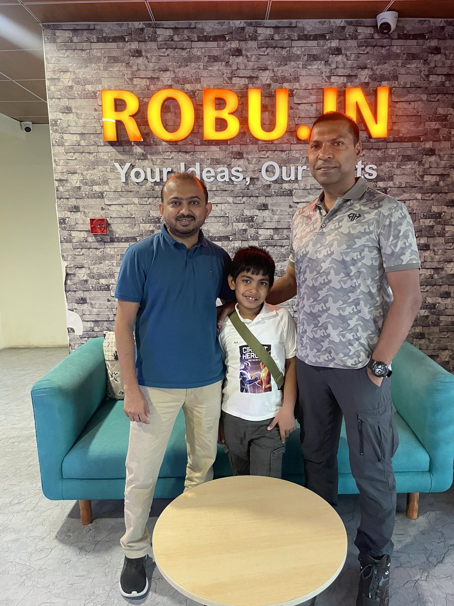 CaptVenk's tweet image. A fruitful visit to Robu.in! The founder assured full support for our ‘Moonshot Club’ and shared valuable ideas for future products. Laksh got hands-on time, and we’ll be working closely with their tech and sales teams ahead.