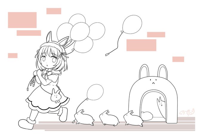 ✍️ちびりこ線画🐇 