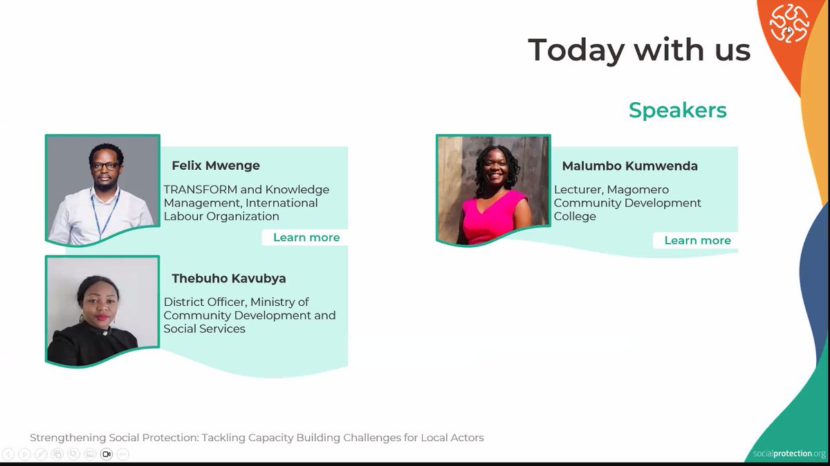 📢 Happening Now!
Join the live webinar:
“Strengthening Social Protection: Tackling Capacity Building Challenges for Local Actors”
🌍 Featuring insights from Malawi, Mozambique &amp; Zambia
🎧 Interpretation: EN | FR | PT | VI | ISL
🔗 Join here: lnkd.in/eQmjtVSG