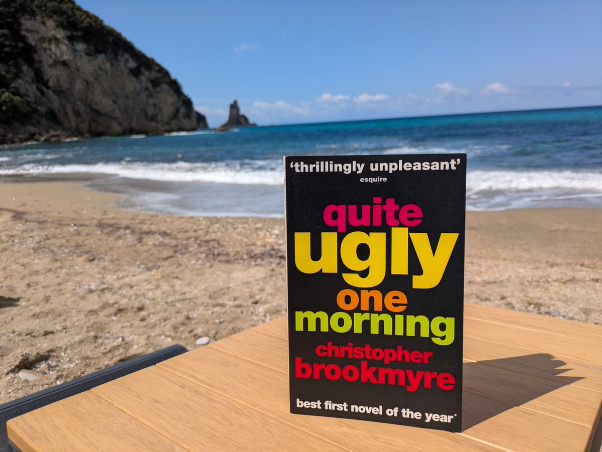 I went to Corfu in 1995 after writing this cheeky wee number. Thirty years on, it felt particularly appropriate to find myself back there after finishing my latest, whose title I will reveal tomorrow morning...