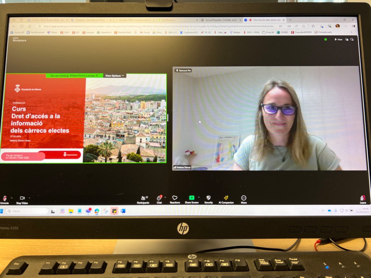 Diputació de Girona (@diputaciogirona) on Twitter photo 📅 Dimarts vam impartir el curs «Dret d'accés dels càrrecs electes», una formació essencial per a la #Transparència.
👏Gràcies a l'experta <a href="/HelenaDorca/">Helena Dorca i Arau</a> per la seva visió pràctica i coneixements!
🏛️ Un pas més cap al #Governobert als nostres ajuntaments.
#GovernObert 📅 Dimarts vam impartir el curs «Dret d'accés dels càrrecs electes», una formació essencial per a la #Transparència.
👏Gràcies a l'experta <a href="/HelenaDorca/">Helena Dorca i Arau</a> per la seva visió pràctica i coneixements!
🏛️ Un pas més cap al #Governobert als nostres ajuntaments.
#GovernObert