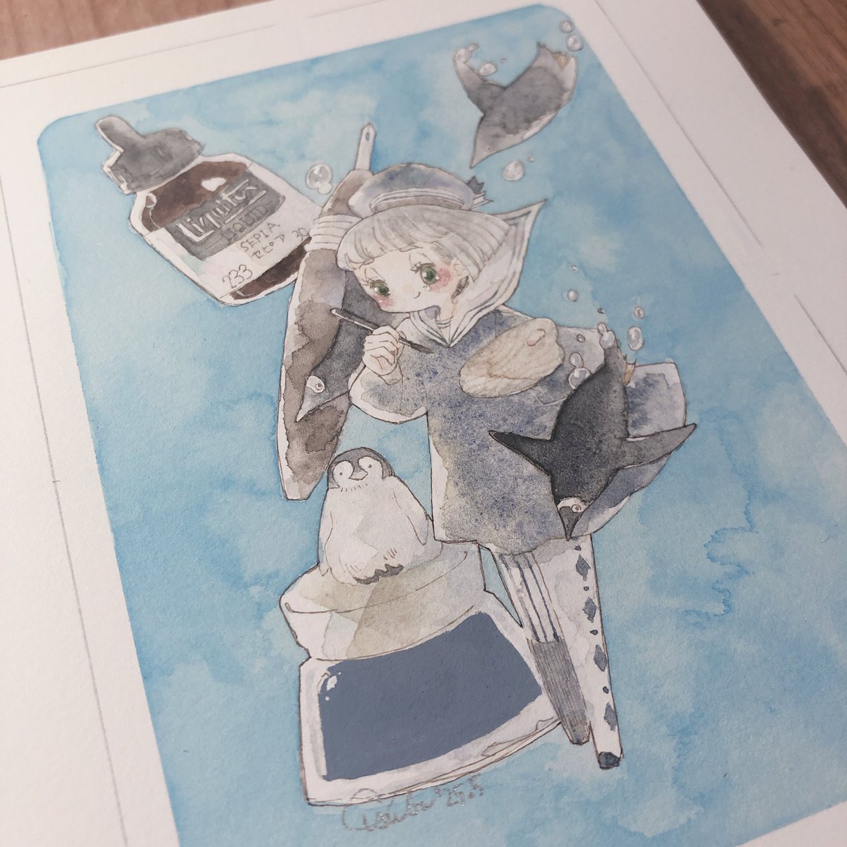 colorsのプロフィールカード〜
こっから今使ってるのとか描き込む。