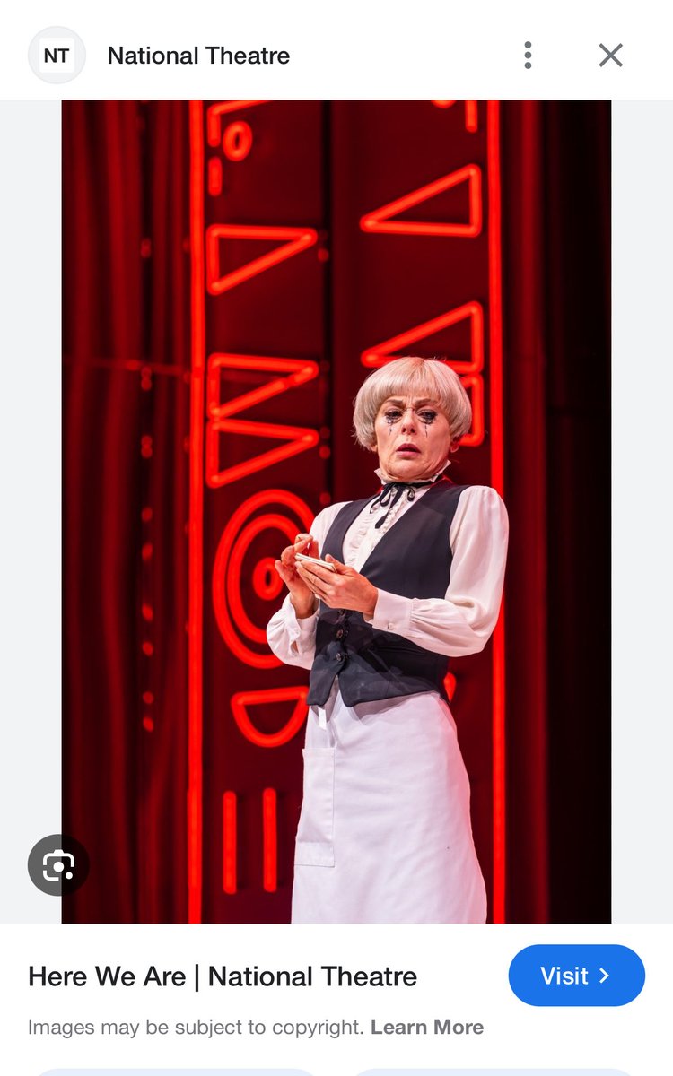 ⁦<a href="/NationalTheatre/">National Theatre</a> yesterday matinee @HereWeAremusical. The production is incredible❤️characters,vocals and choreography/Dir ⁩all faultless ⁦<a href="/OfficialTracieB/">@OfficialTracieBennett</a>⁩ was so mesmerising in her many roles that I might have to see it again 🎭