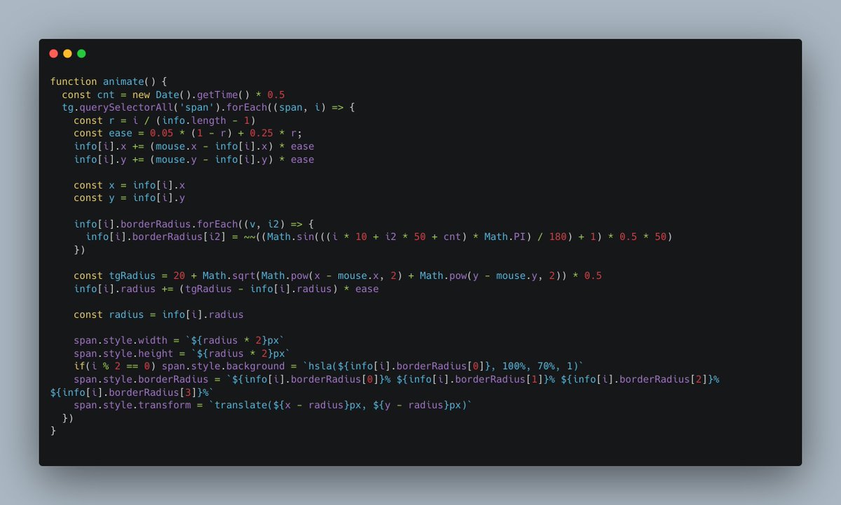 ikeryou's tweet image. code.15 / ikeryou.jp/acode/15/ / 減速.3 / #animationcode