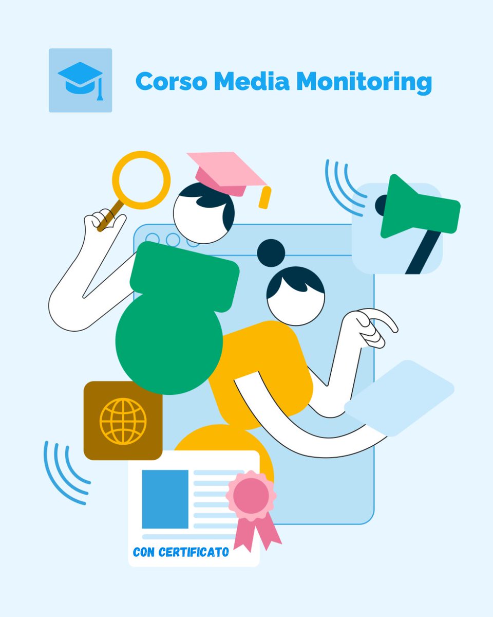 🆕 Online il 1º corso gratuito in Media Monitoring e Rassegna Stampa.
🎯 Per chi lavora in comunicazione, PR e marketing.
📽 Video brevi, certificato finale.
💻 Scopri di più 👉bit.ly/44ZvZZs