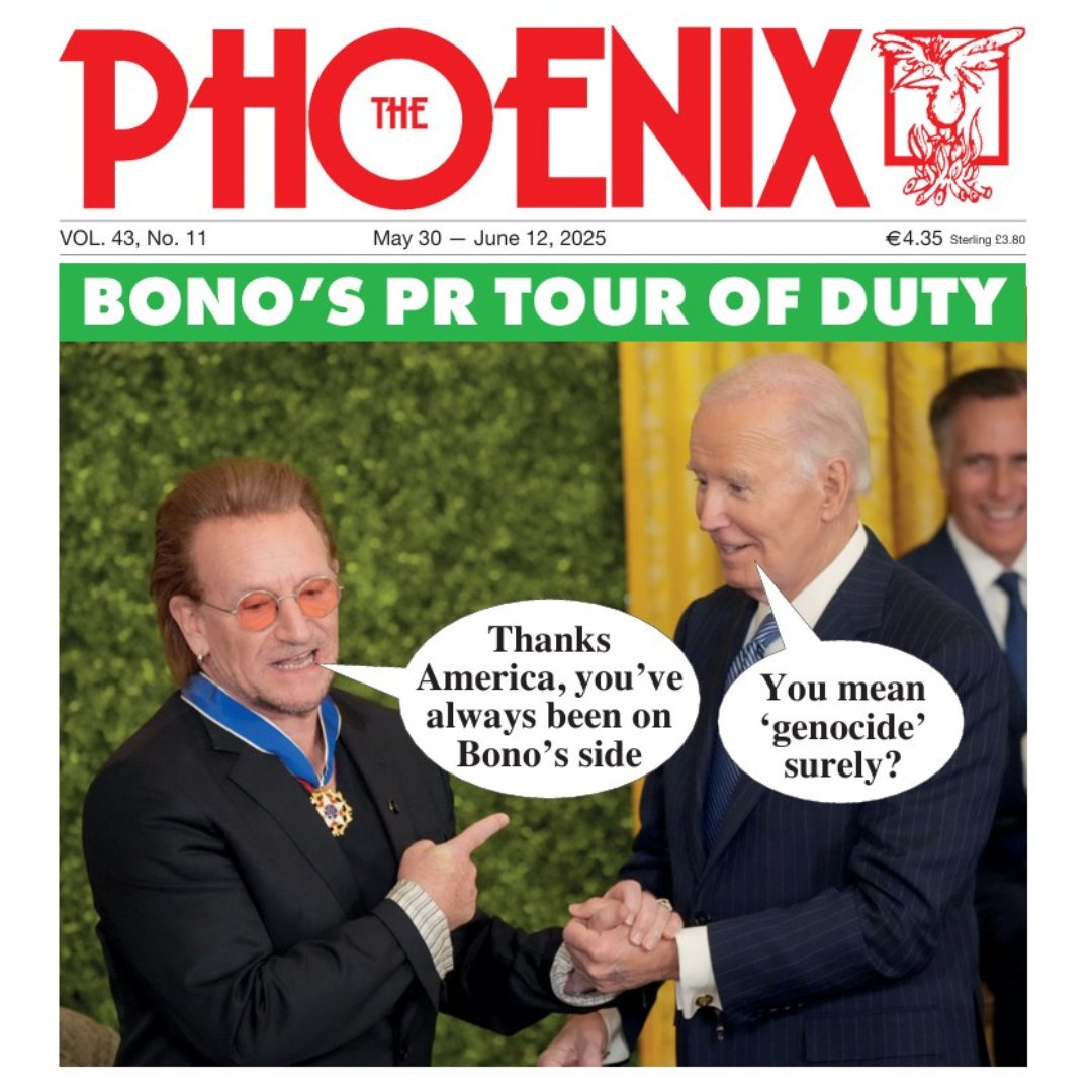 ThePhoenixMag's tweet image. THE NEW ISSUE OF THE PHOENIX IS OUT NOW!
Goldhawk has all the inside stories!
FFG AND ISRAELI ARMS thephoenix.ie/article/ffg-an…
PROFILE: IVANA BACIK thephoenix.ie/article/profil…
YOUNG BLOOD: EOGHAN GILROY thephoenix.ie/article/young-…
COUNCIL ARCHIVED thephoenix.ie/article/counci…
JACK V JIM: SLOW…