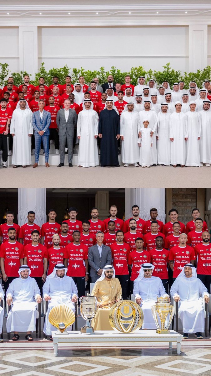 فرحة دبي مسؤلية الاهلي ؟ 
بل فرحة الامارات بأكملها مسؤلية الاهلي 🇦🇪❤️

#استقبال_المعزّب 
#ابطال_الرباعية 
#فرسان_الرياسة