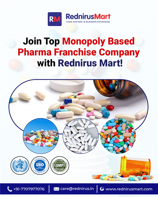 rednirusmart's tweet photo. Join the top Monopoly Based Pharma Franchise Company through Rednirus Mart and unlock exclusive rights to sell high-quality medicines in your region. Enjoy low competition, high profits, and complete business support.

Join us today!
📞 +91-770797707

#monopolypcd #PCDPharma https://t.co/WwtBCpjeZn