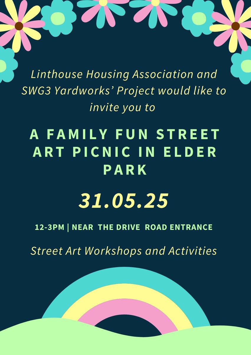 The weather isn't looking that good for the weekend but <a href="/LinthouseHA/">Linthouse Hsg Assoc</a> and <a href="/SWG3glasgow/">SWG3</a> Yardworks are keeping their fingers crossed for our Picnic in the Park on Saturday!