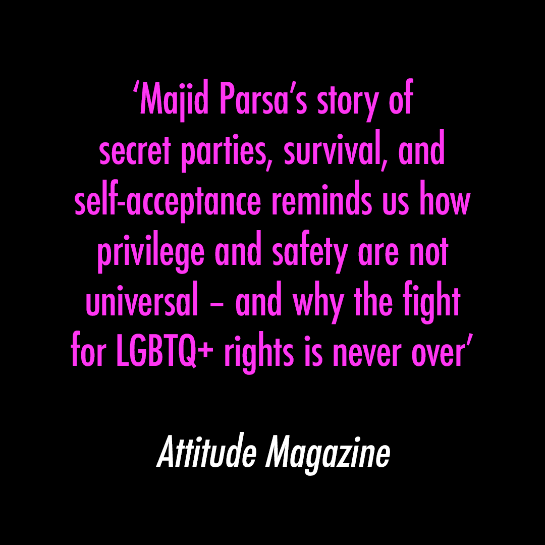 NeemTreePress's tweet photo. #TheAyatollahsGaze is an unflinching memoir of growing up gay in a country where homosexuality means death—yet an underground gay scene thrives. Discover Majid Parsa’s journey from war and obedience to a proud sexual awakening - available in hardback now.

https://t.co/cleeC0Li2c https://t.co/X2eN1mOifZ
