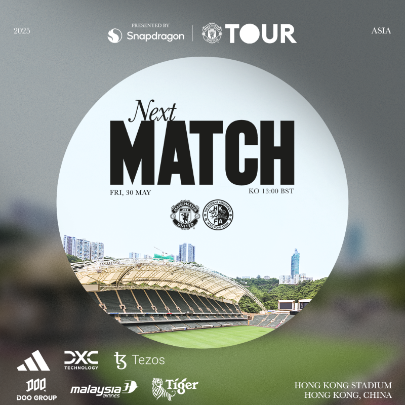 ManUtd's tweet photo. The Reds play in Hong Kong, China 🔜🇭🇰

#MUFC || #MUTOUR25