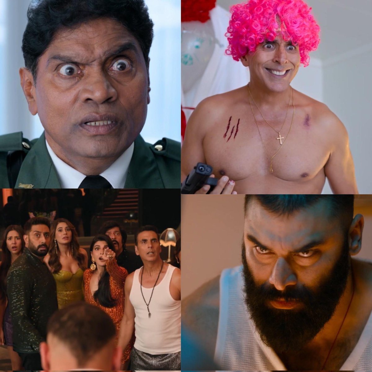 Nostalgia, comedy, suspense, a cruise, and 19 actors- all in one trailer? No idea what’s coming, but this one’s impossible to ignore #Housefull5