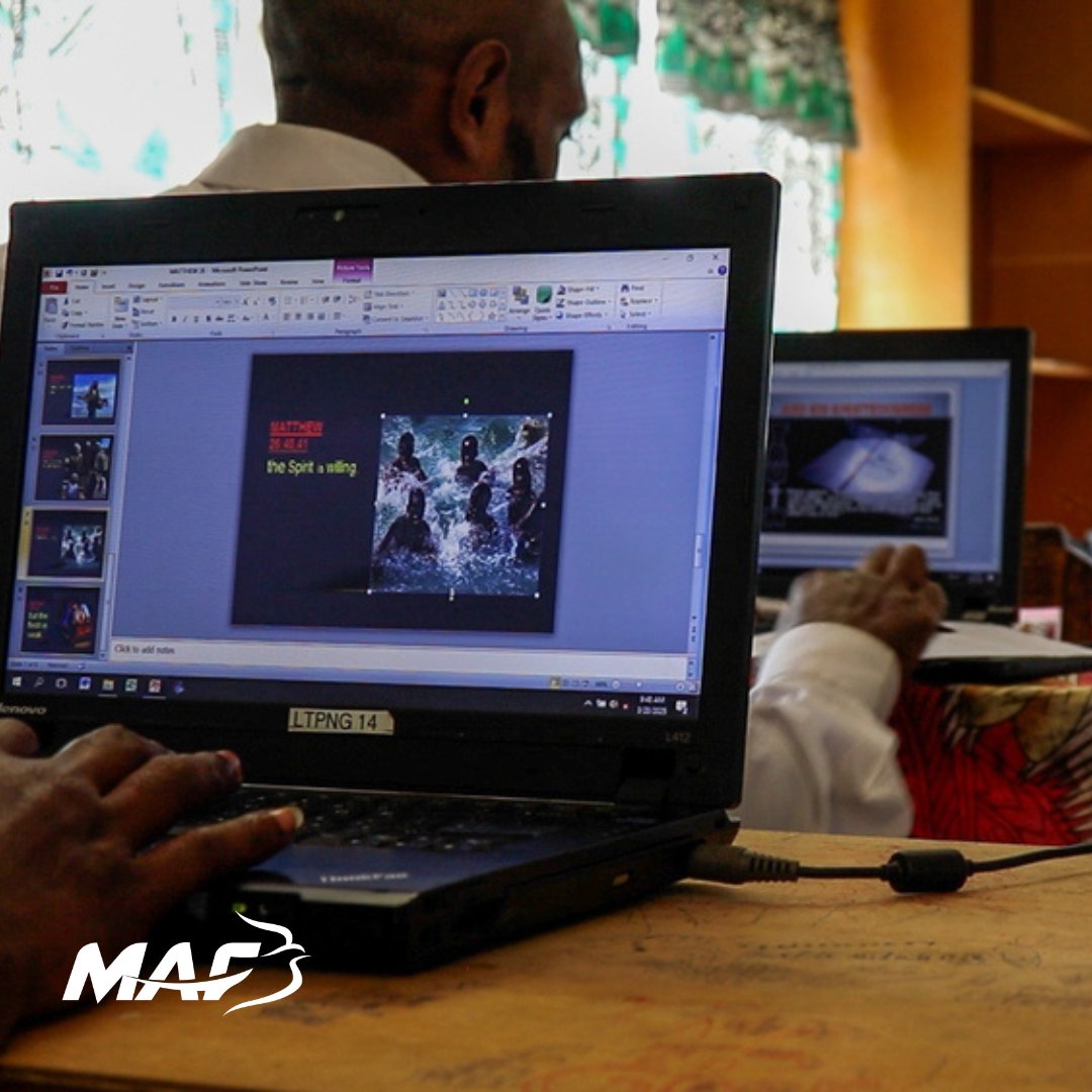 flying4life's tweet image. MAF Technologies are equipping fellow missionaries with tech skills to enhance their work. A former Basic Computing Training student is now providing Every Home for Christ missionaries with the essential skills to thrive in today’s digital world. @maflt are here to help! #MAFTech