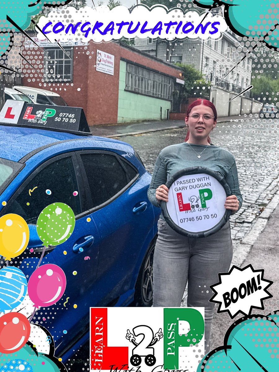 L2PwithGary's tweet photo. A massive congratulations to Rebecca on passing her practical driving test today in paisley 🚙🚙🚙

Super proud of you 🥳🥳🥳
Best of luck on your future travels https://t.co/eM1ctROVAP