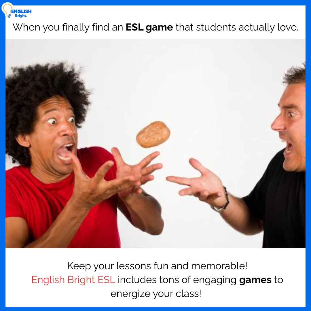EnglishE4680's tweet image. 🥳 Found an ESL game your students actually love? Get more just like it with English Bright ESL👉  englishbrightesl.com 🎯 Fun, ready-to-use games to energize your class.

#ESLFun #EnglishBrightESL #GameBasedLearning #TeachESL