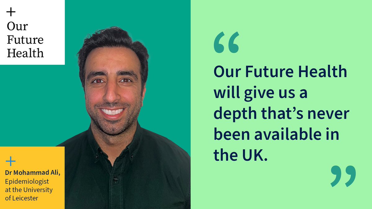 Our Future Health (@ukfuturehealth) on Twitter photo Our volunteers have donated their health information so researchers like Dr Mohammad Ali can study #OurFutureHealth - and make new discoveries about diseases at a scale that's never been possible before. <a href="/Mo_R_Ali/">Mohammad Ali</a> Our volunteers have donated their health information so researchers like Dr Mohammad Ali can study #OurFutureHealth - and make new discoveries about diseases at a scale that's never been possible before. <a href="/Mo_R_Ali/">Mohammad Ali</a>