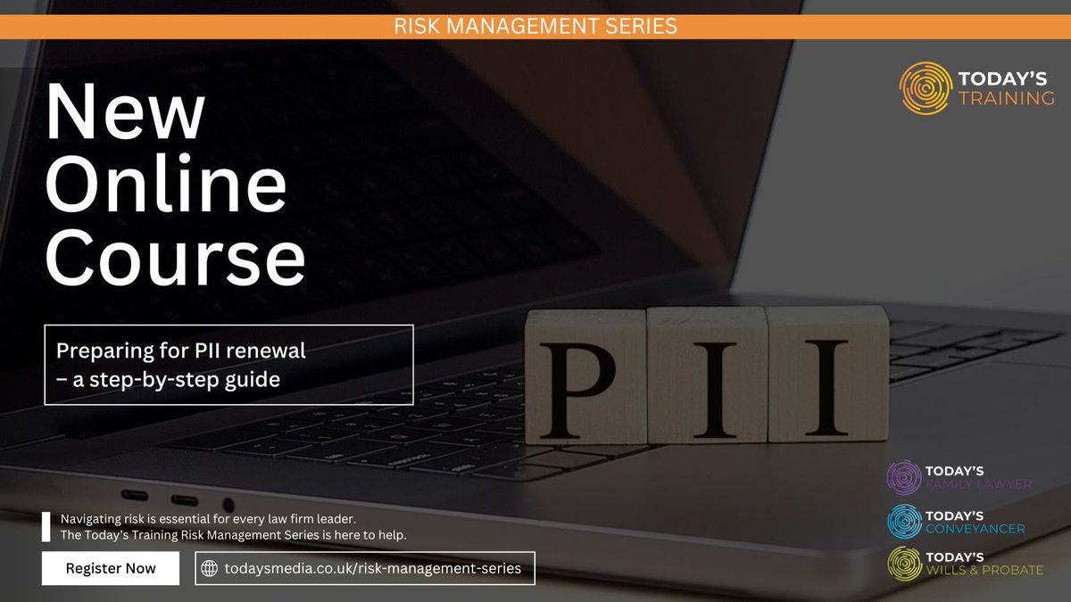📅 Legal firms – are you ready for your 1 October PII renewal?

Join Miller Insurance Brokers for a practical webinar with Calum MacLean &amp; Marianne McWilliams.

Get expert insights to prepare early and renew with confidence.

📆 10th June, 11:15 - 12:45pm
🔗