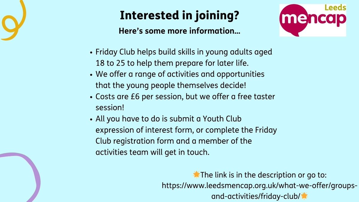 🙌Do you want to know more about Friday Club?🙌

🔶Here you'll find more information about the club and how to join!🔶

👉Swipe to see Friday Club in action.👉

lght.ly/ljed8jn