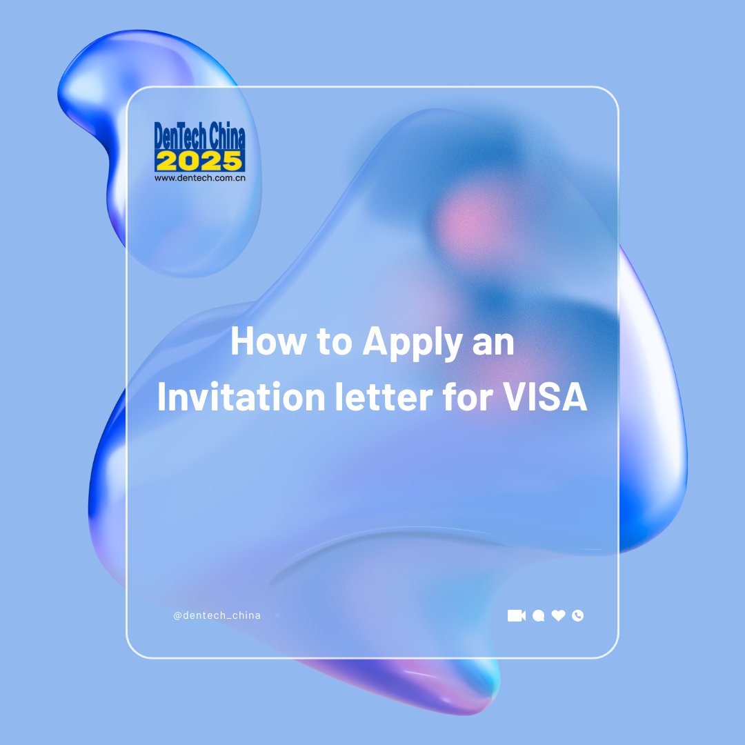 DenTechChina's tweet photo. DenTech China can provide an invitation letter for prompt visa processing. DenTech China will review the requests online. Follow simple steps to apply for an invitation letter.
PRE-REGISTER at https://t.co/xF8CaF8jKi...
MORE INFORMATION will be on: https://t.co/m7KikxGcRs https://t.co/NKHWelxPxB