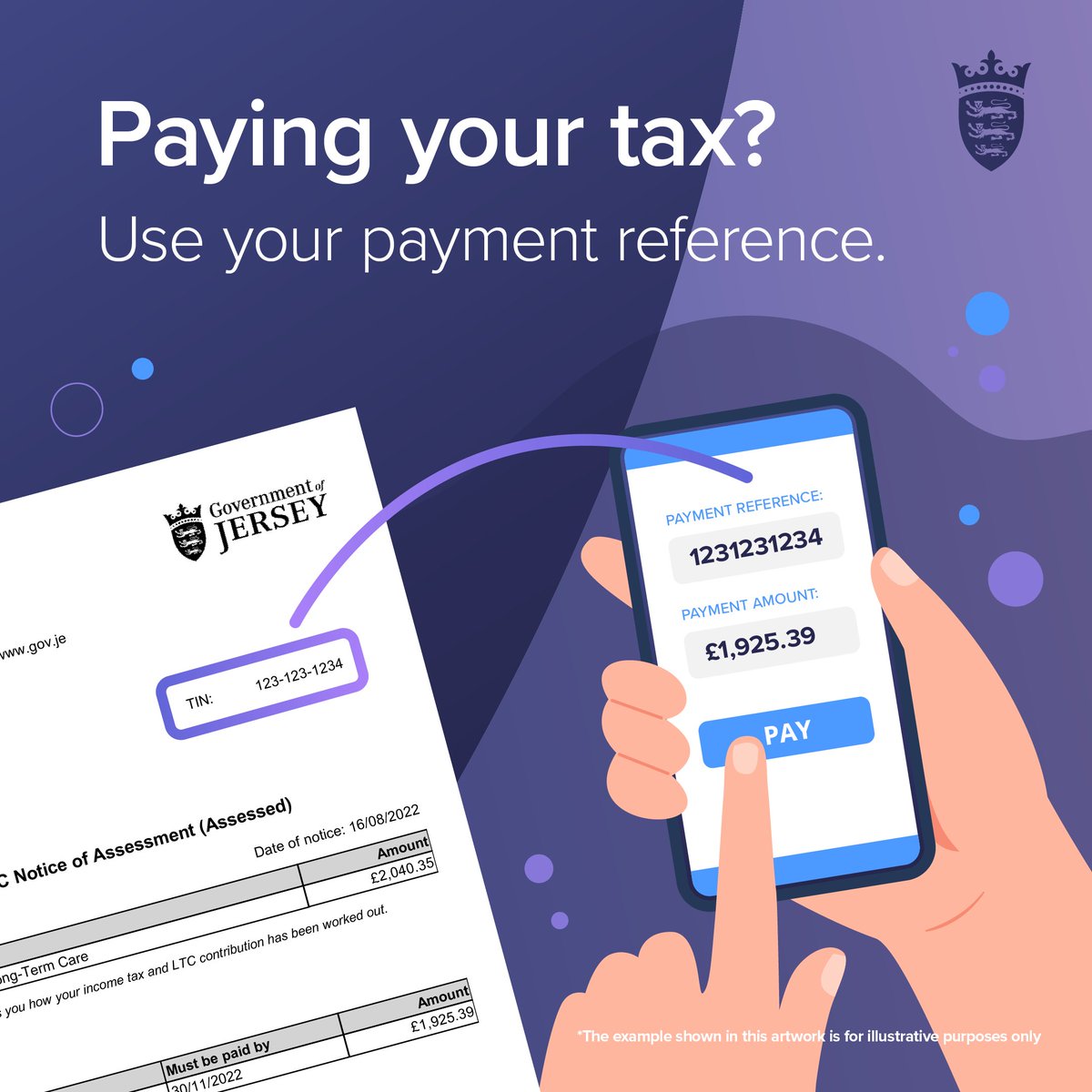 Whatever you're paying to Government, your reference is how we match your payment to your account. 

Every year, thousands of payments are delayed or held because the reference is wrong or missing. 

Not sure what reference to use? Use our new checker at: gov.je/PaymentReferen…